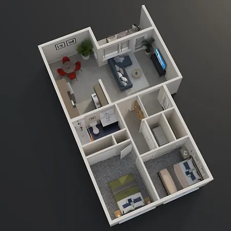 Retro Modern 2-Bedroom With 90 Walkscore
